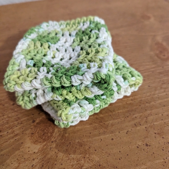 💞2/$20 HAND CRAFTED Crocheted All Purpse 100% Cottn Reusble Bath or Dish Cloths - Picture 7 of 8